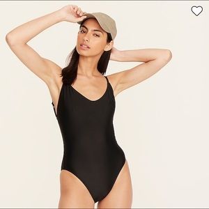 J. Crew Scoopneck One-Piece Swimsuit